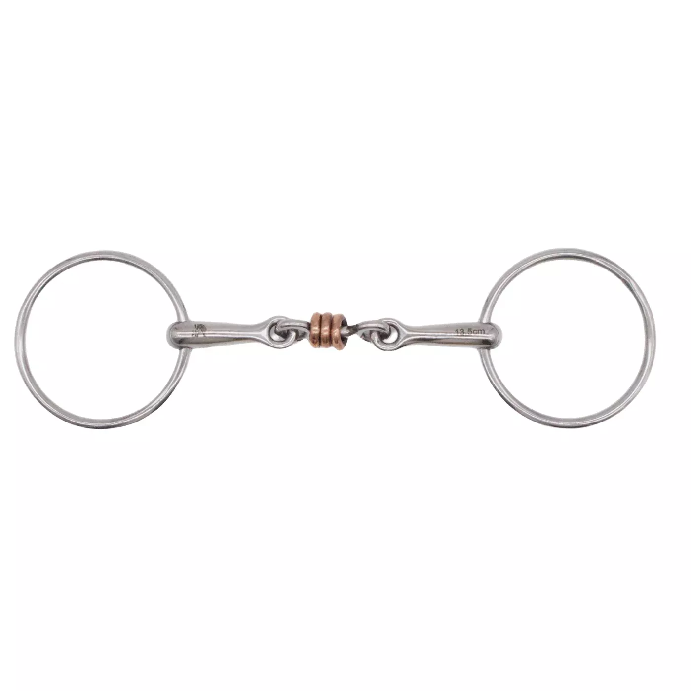Jake Adams Loose Ring Double Jointed Bit W/ Triple Copper Roller