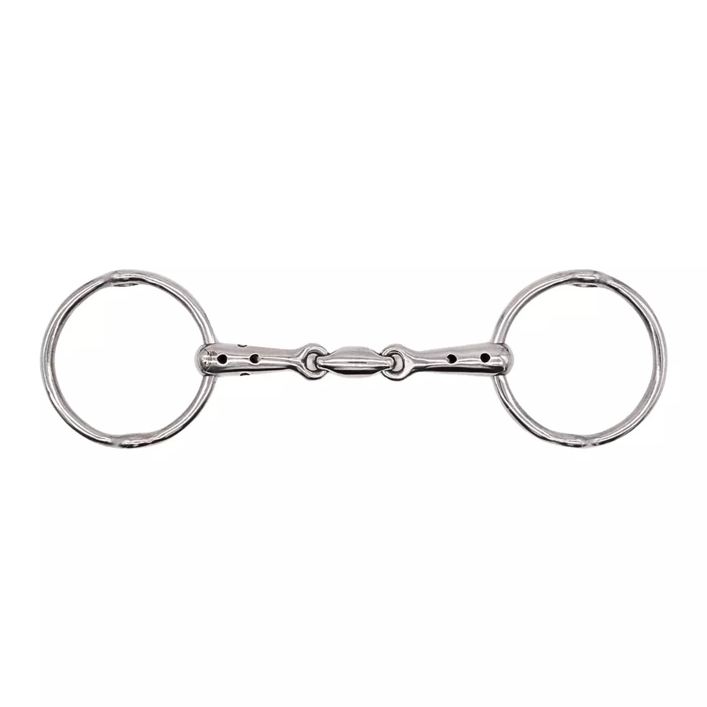 Jake Adams Loose Ring Gag Double Jointed Whistle Bit W/ Lozenge