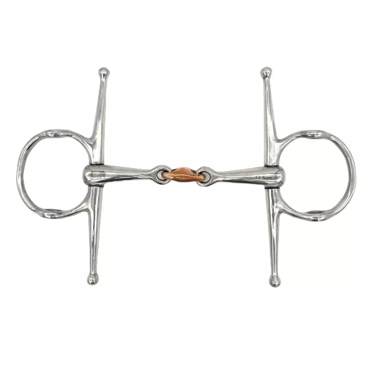 Jake Adams Nelson Gag Double Jointed Bit W/ Copper Lozenge