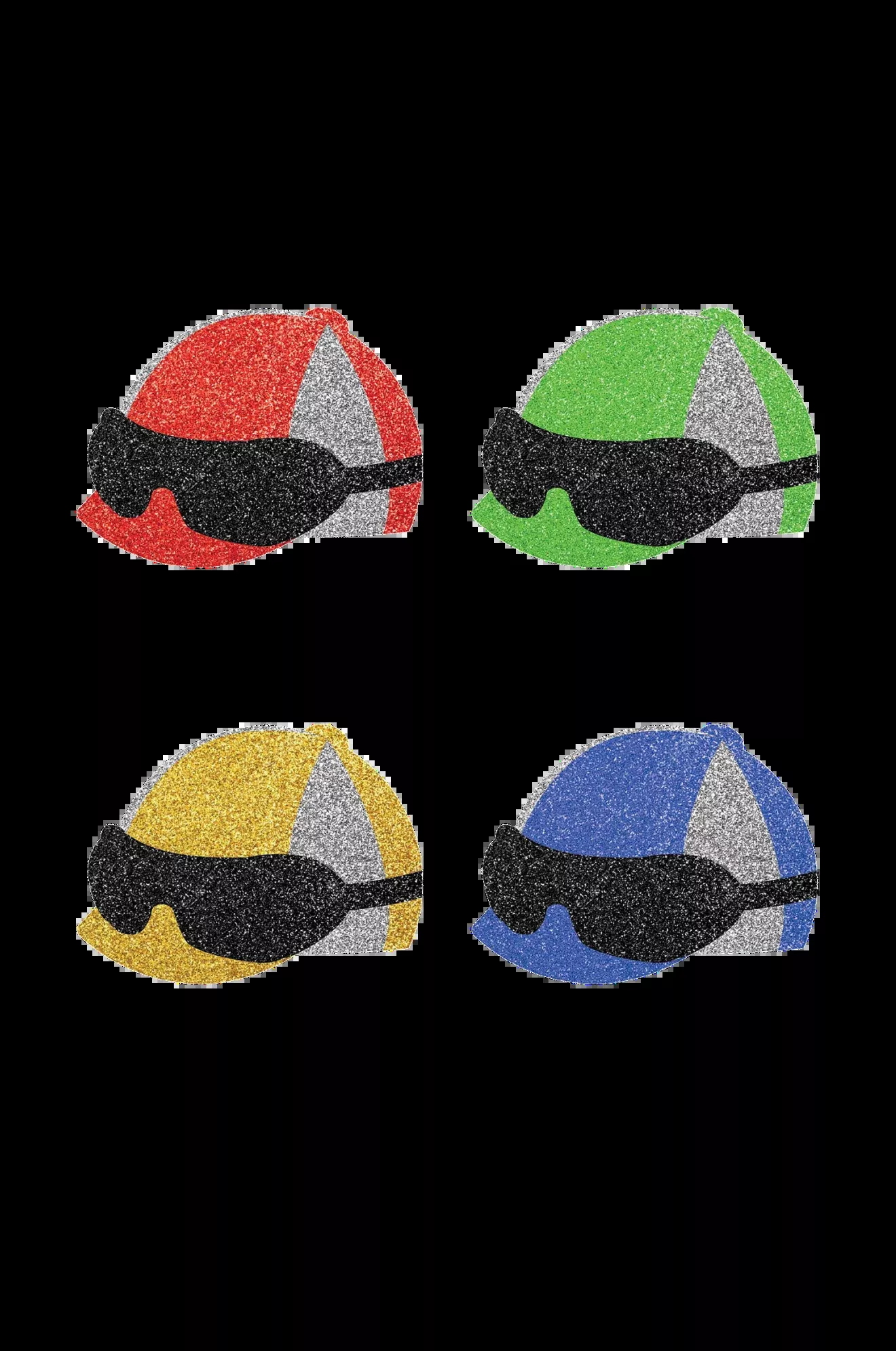 Jockey Helmet Sparkle Confetti