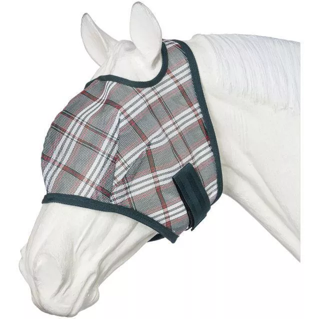 JT Plaid Mesh Fly Mask 85-6-6
