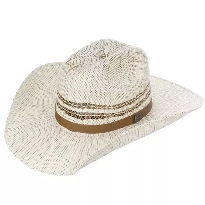 Justin Wilder JR Ivory Straw Hat JUS12202