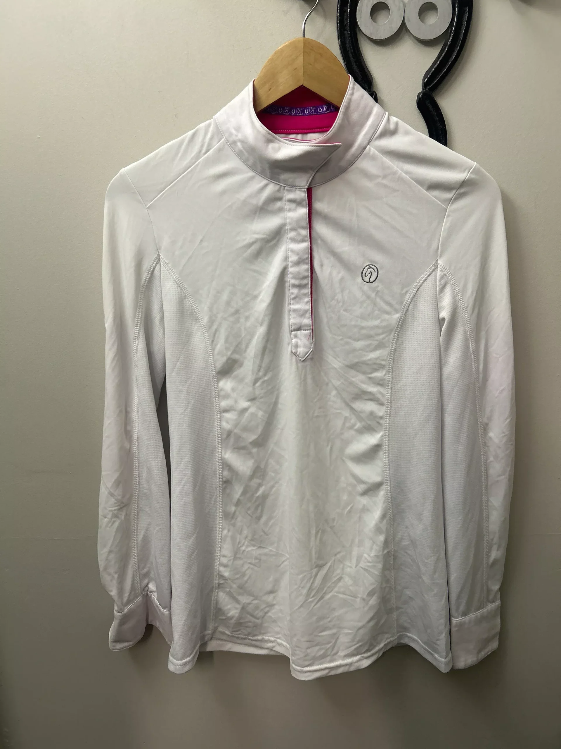 Kathryn Lilly Equestrian Show Shirt Medium