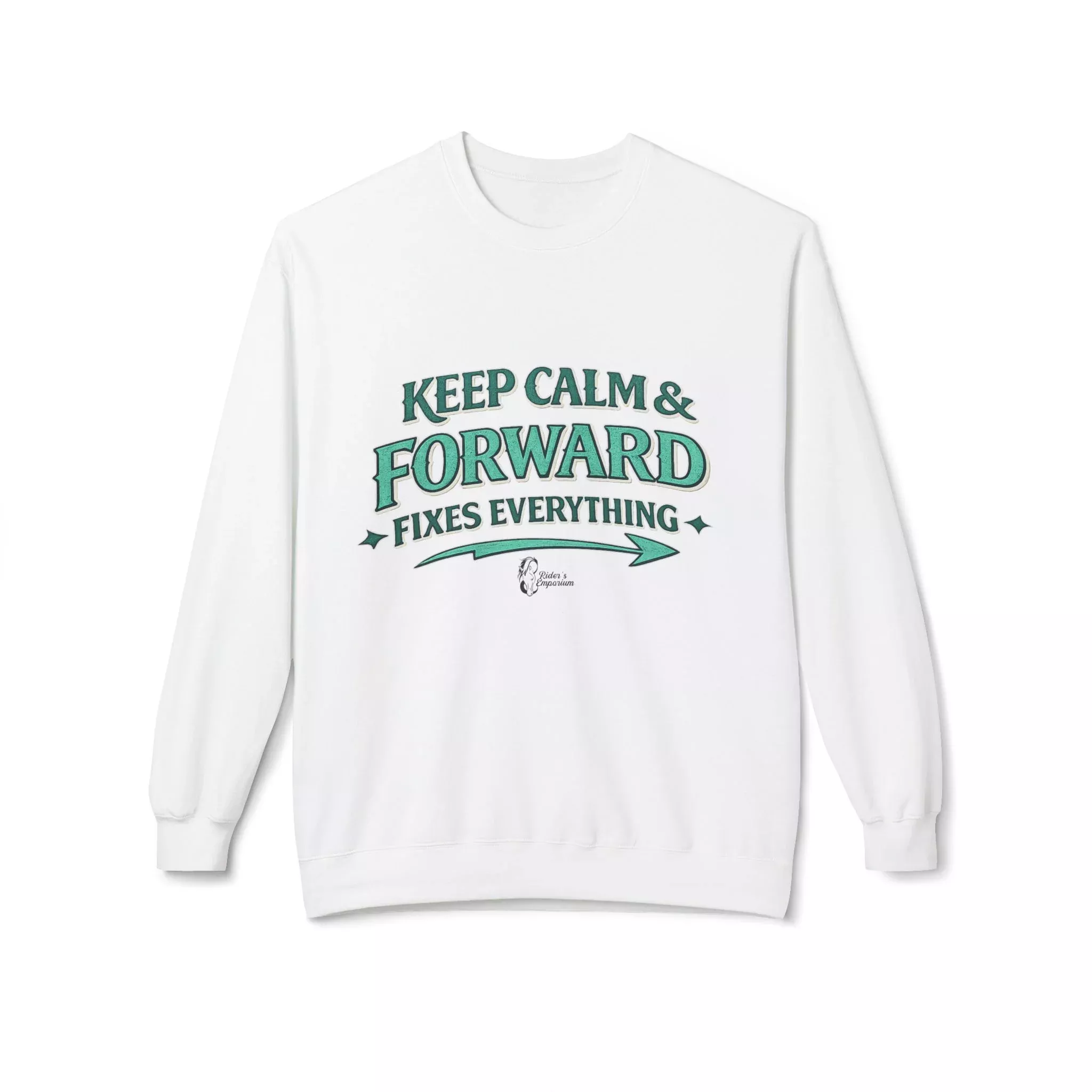 "Keep Calm & Forward Sweatshirt" Crewneck Sweatshirt