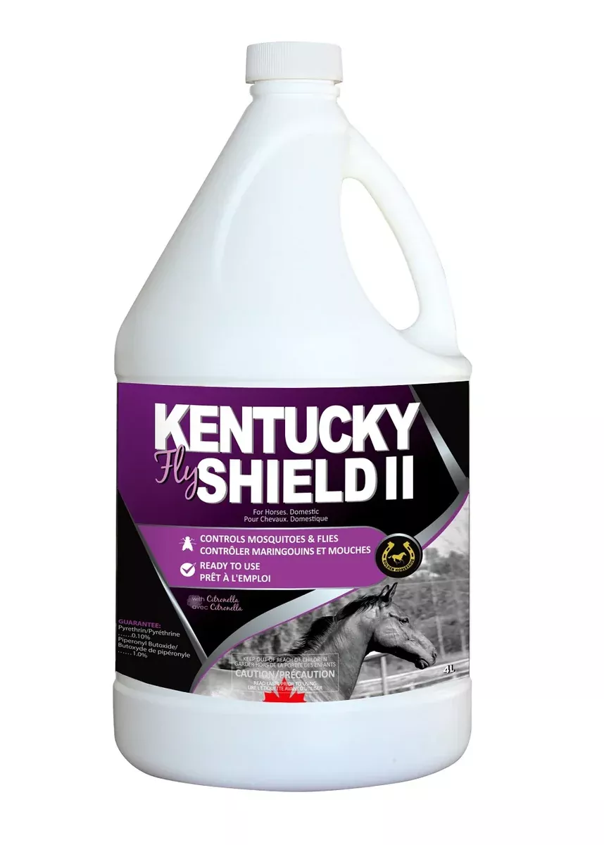KENTUCKY FLY SHIELD II HORSE INSECT REPELLENT 4L