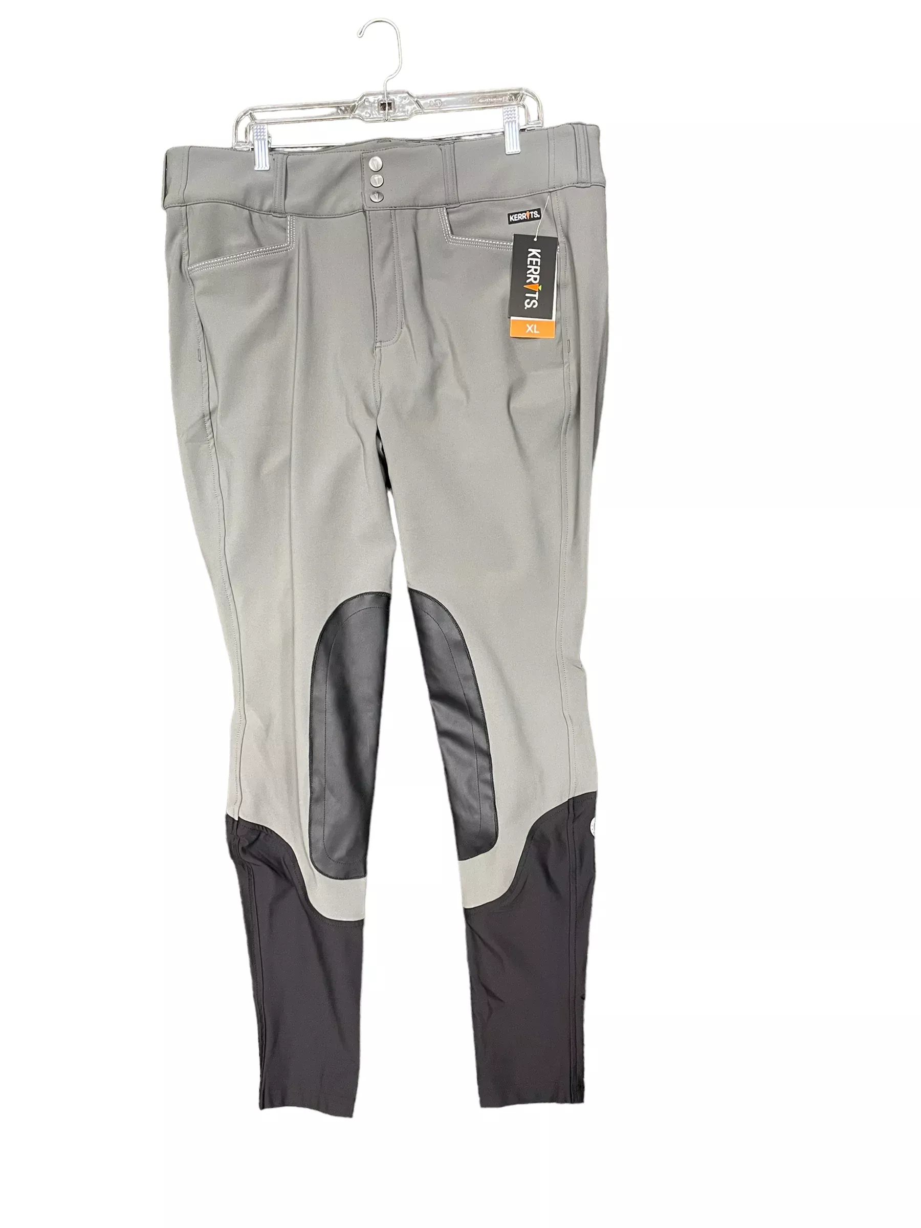 Kerrits Arena KP Breeches - Grey/Black XL - USED