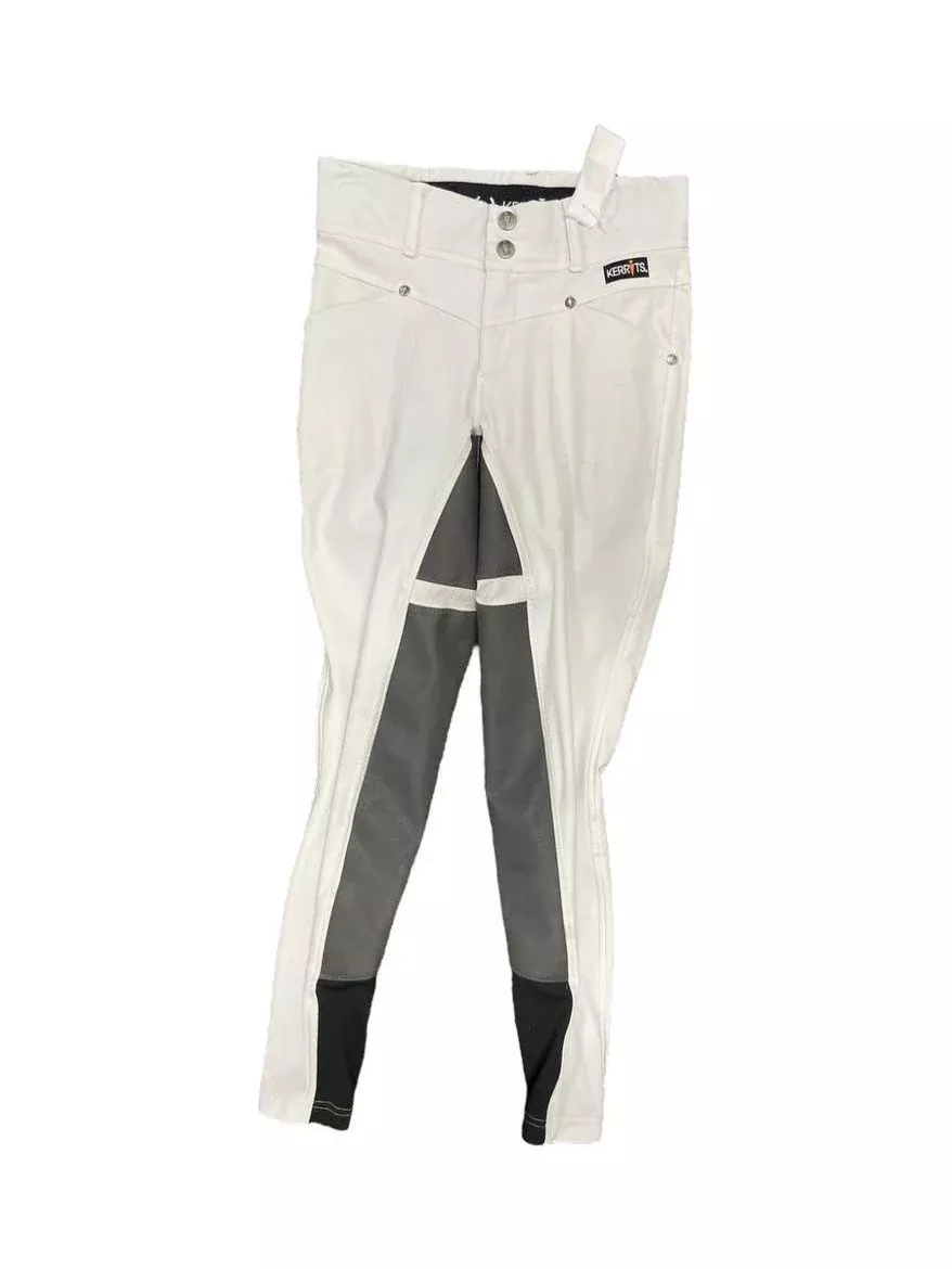 Kerrits FS Breech - White/Grey - XS - USED