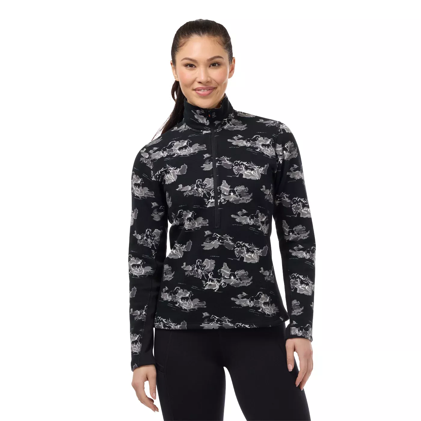 Kerrits Soft Haven Plush Fleece Half Zip Top