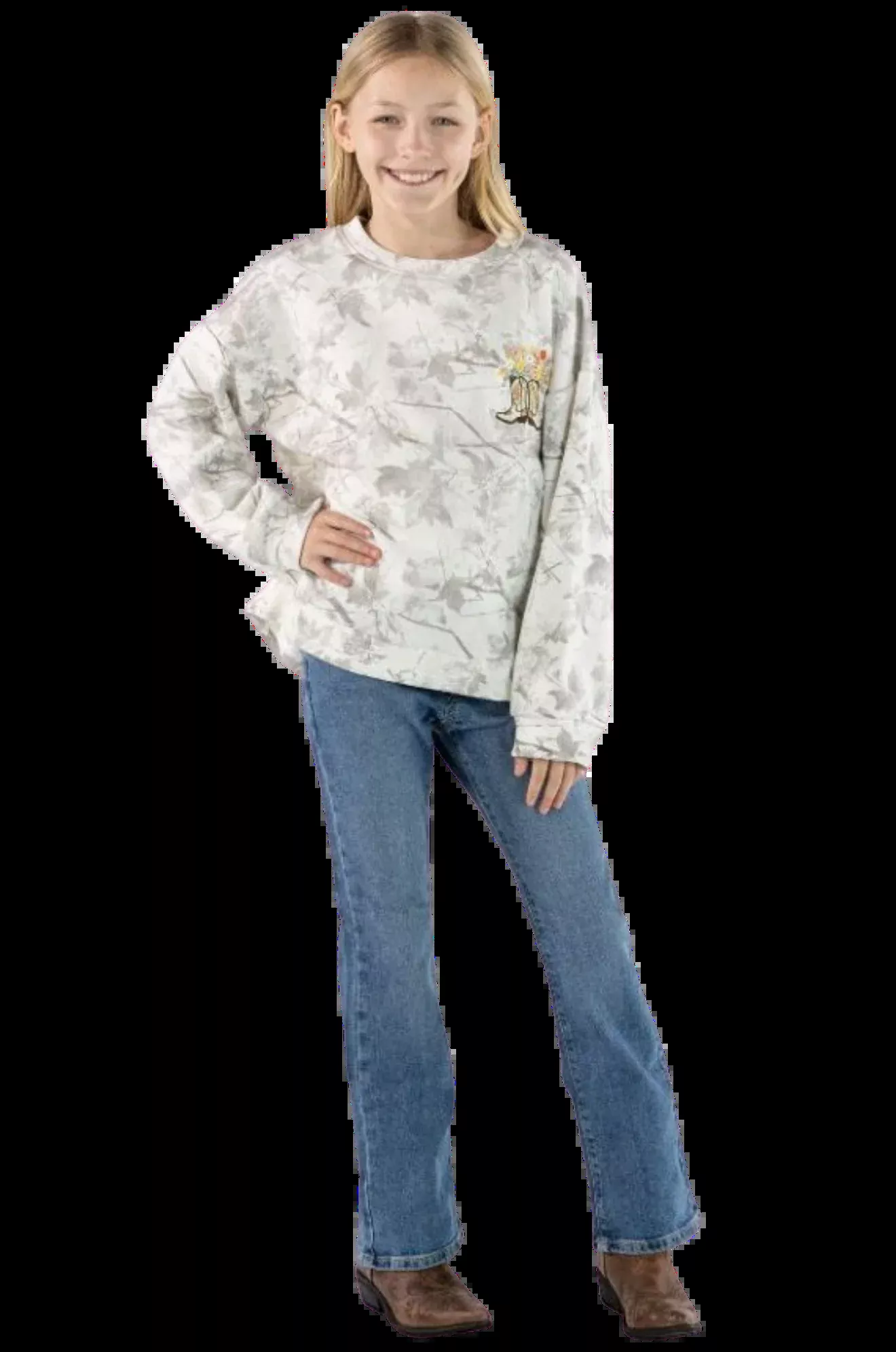 Kids Everyday Embroidered Crew Shirt
