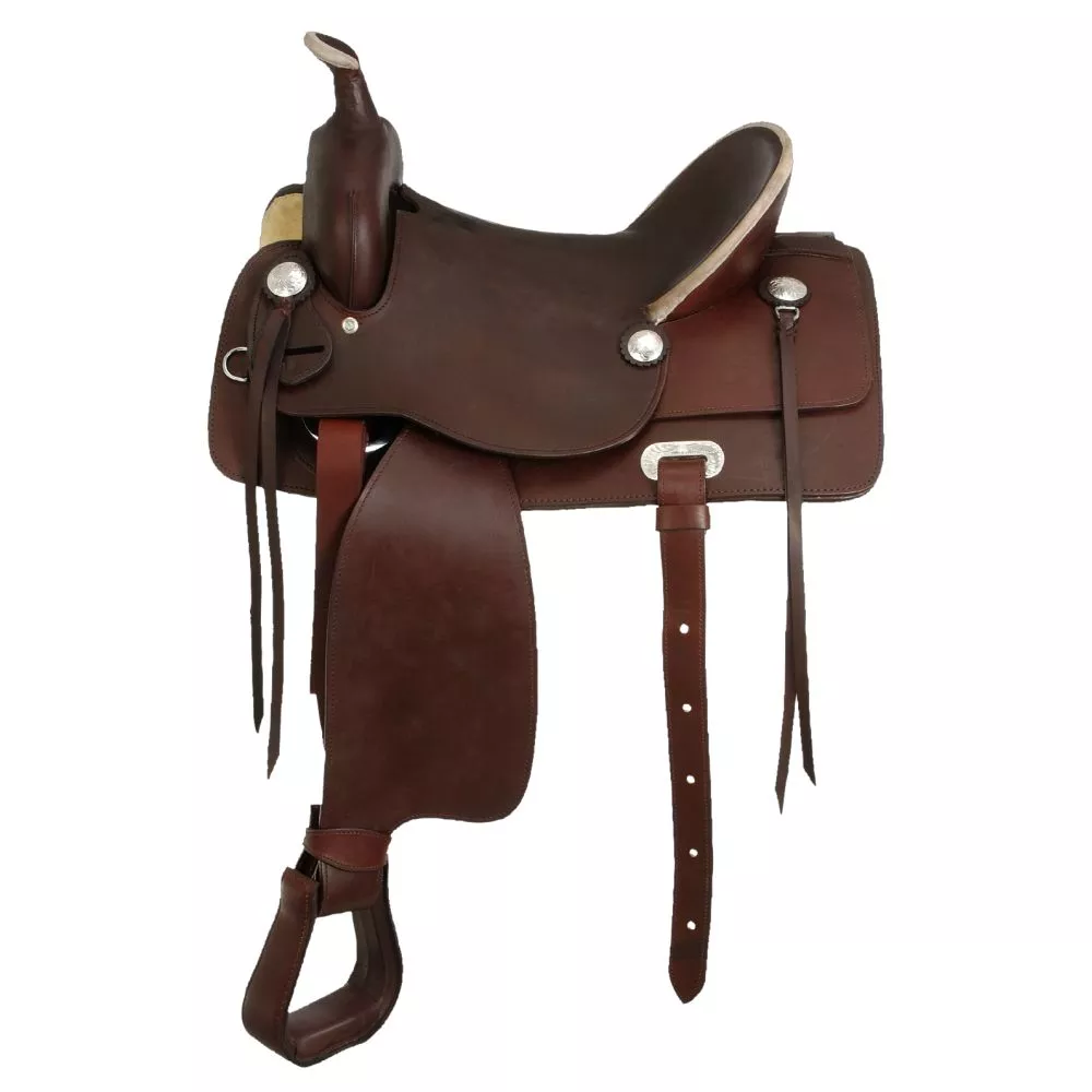 King Series All Around Hard Seat Trail Saddle