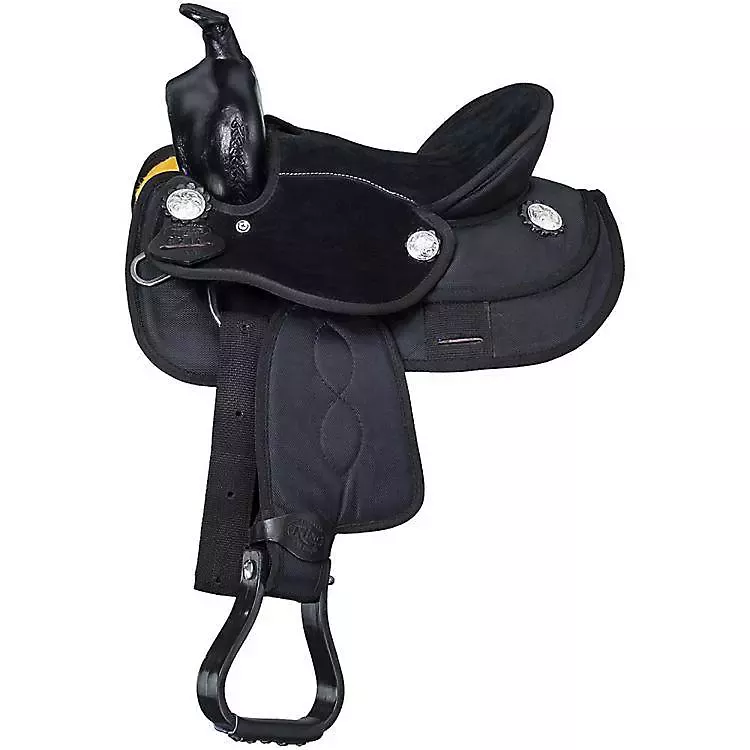King Series Synthetic Barrel Saddle Pkg