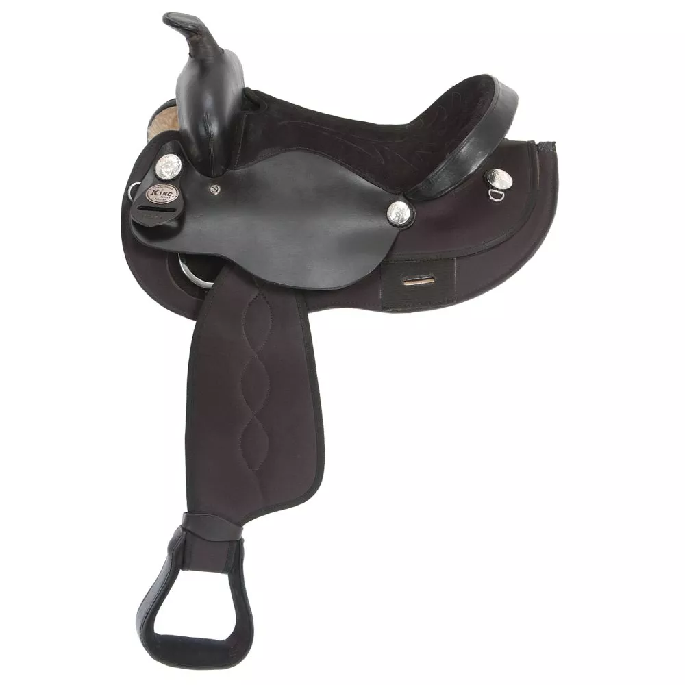 King Series Youth Krypton Round Skirt Saddle