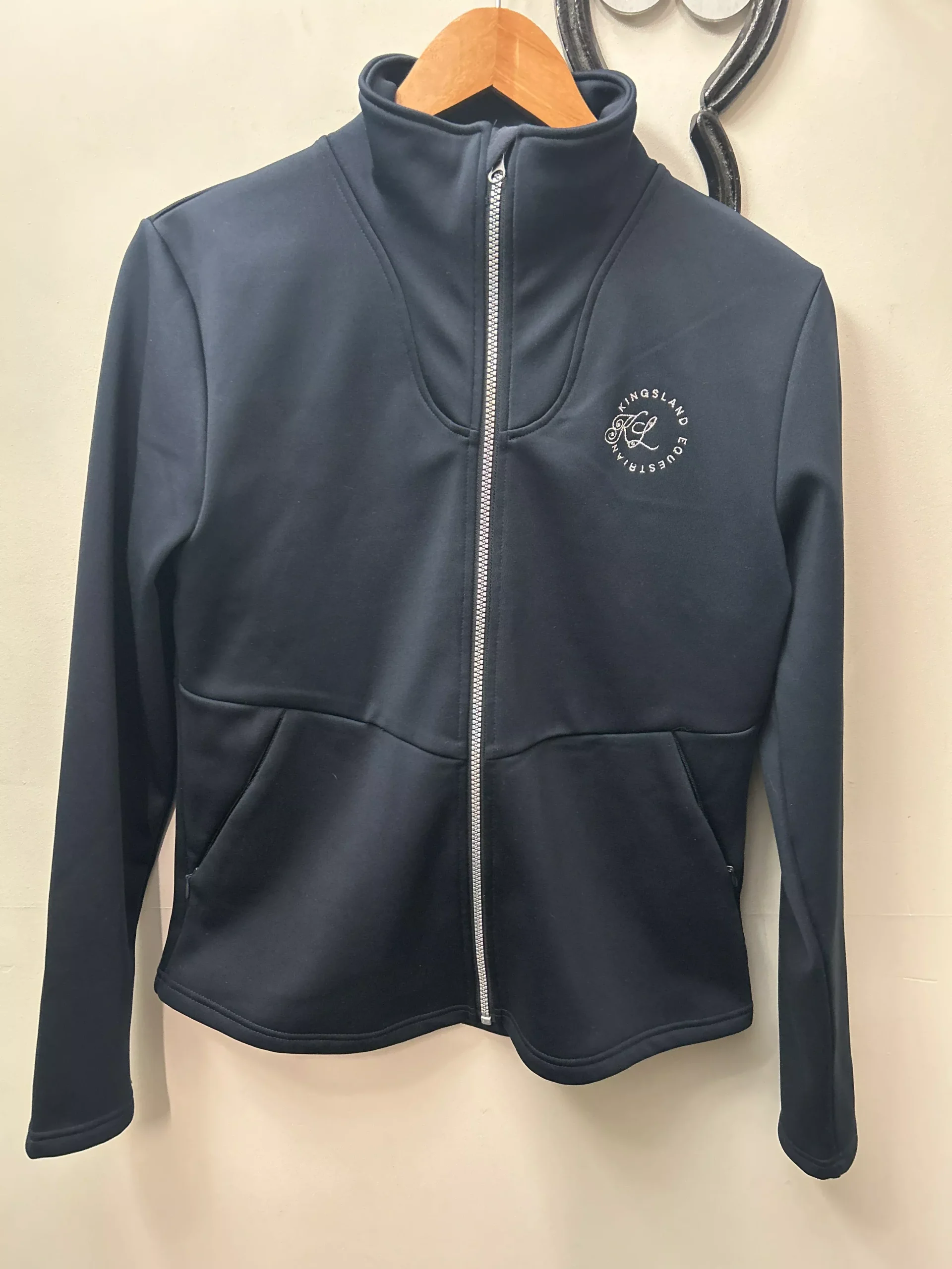 Kingsland Equestrian Zip Up Jacket Navy Small