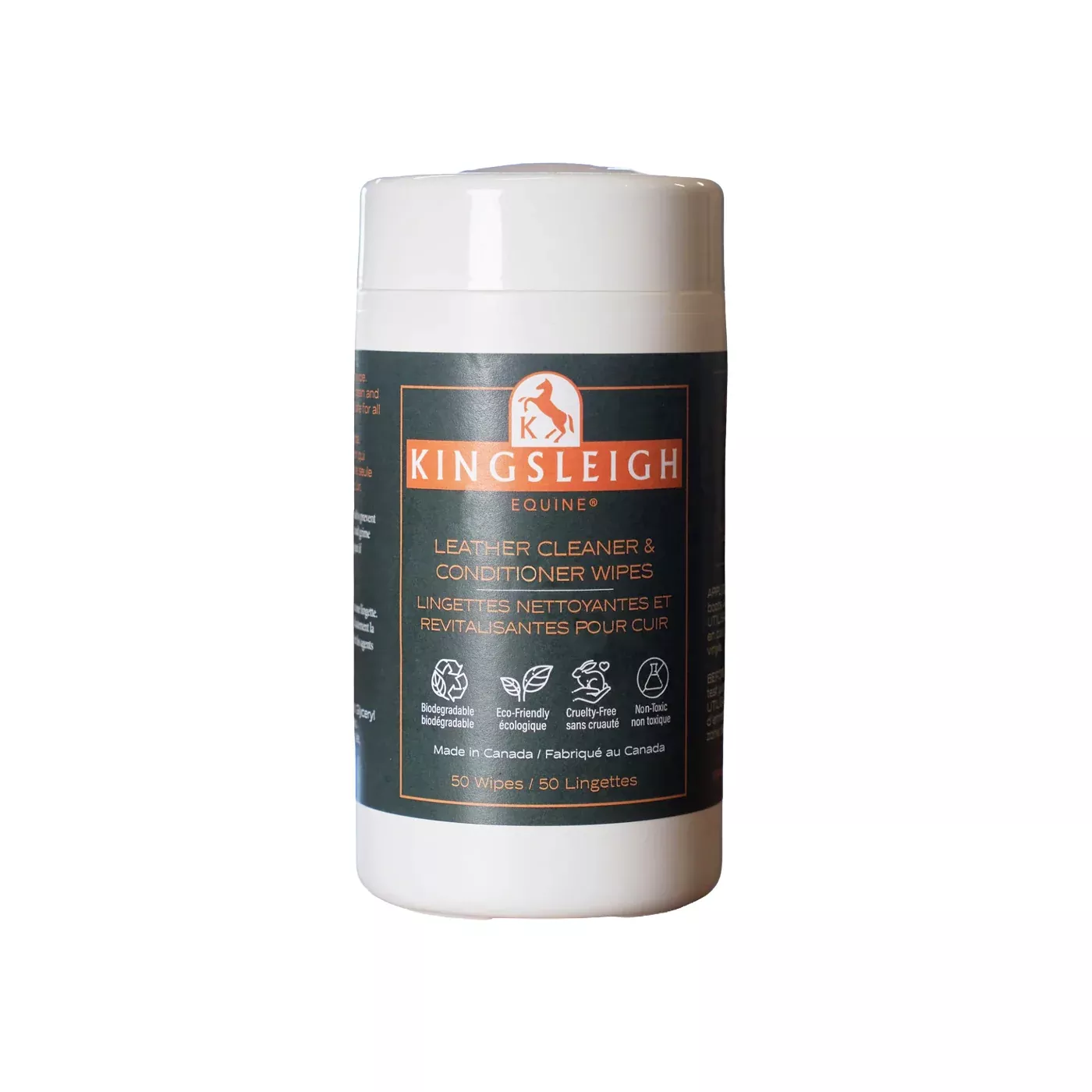 Kingsleigh Leather Cleaner & Conditioner Wipes - 50 Count