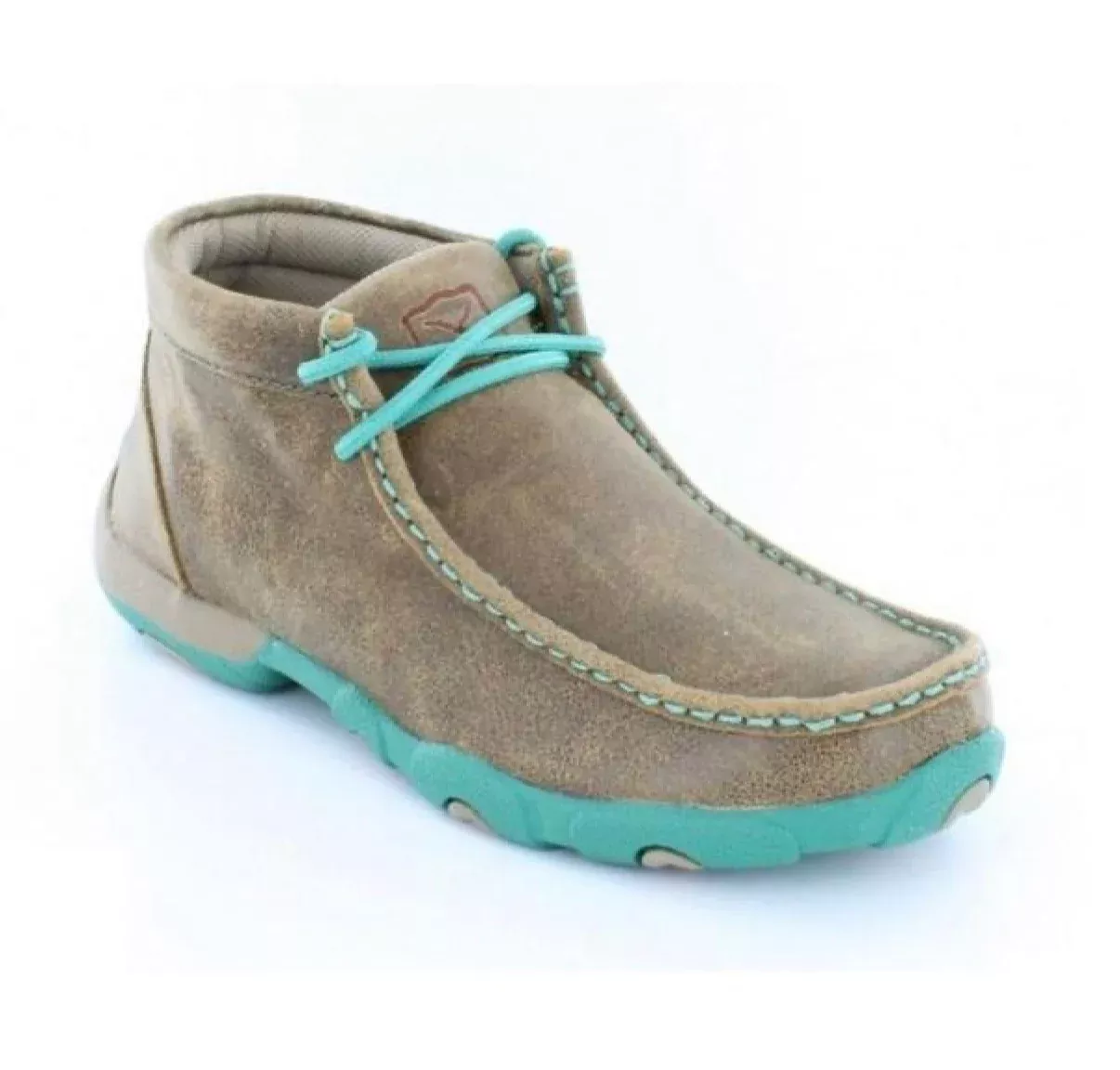 Ladies Bomber/Turquoise Driving Moc