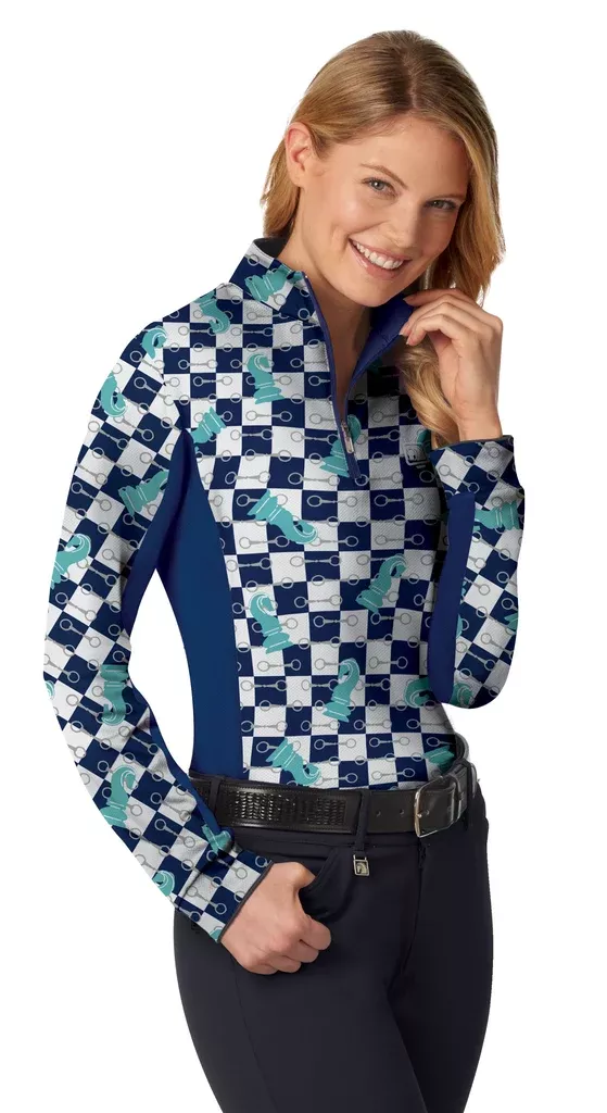 Ladies Romfh Printed Long Sleeve Sunshirt
