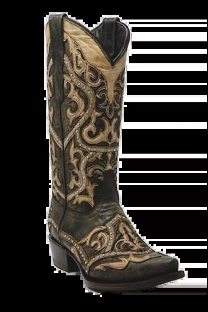 Ladies Wildflowers Yoakam Western Boot