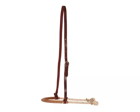 Leather-Covered Nylon Rope Noseband