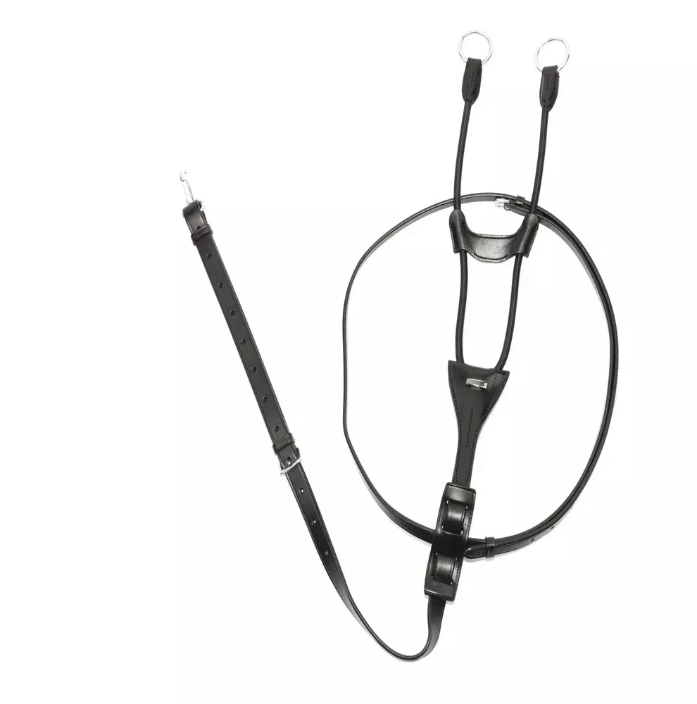 Leather Elastic Martingale