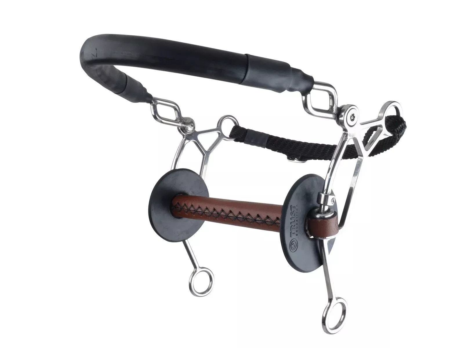 Leather Hackamore Combi Long Bit