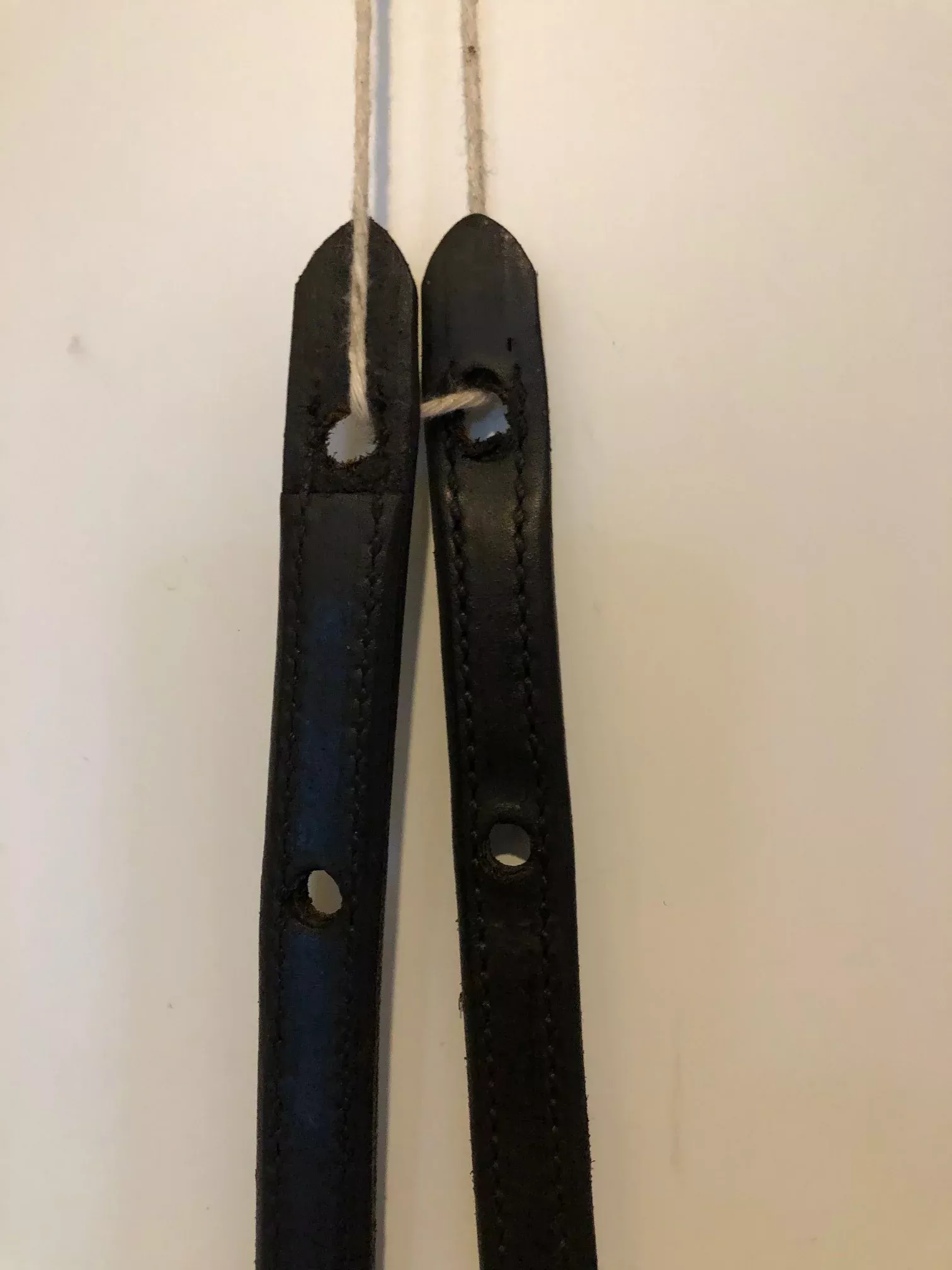Leather Mini Tandem Saddle Straps