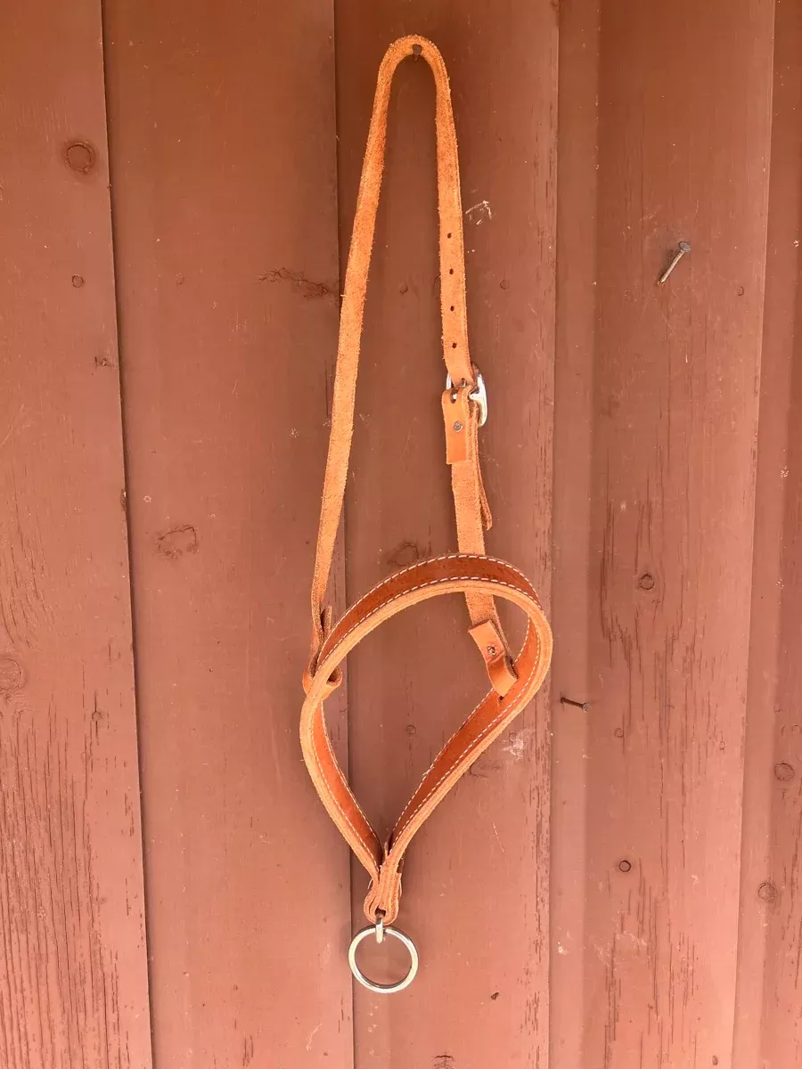 Leather Noseband Tie Down TD1128
