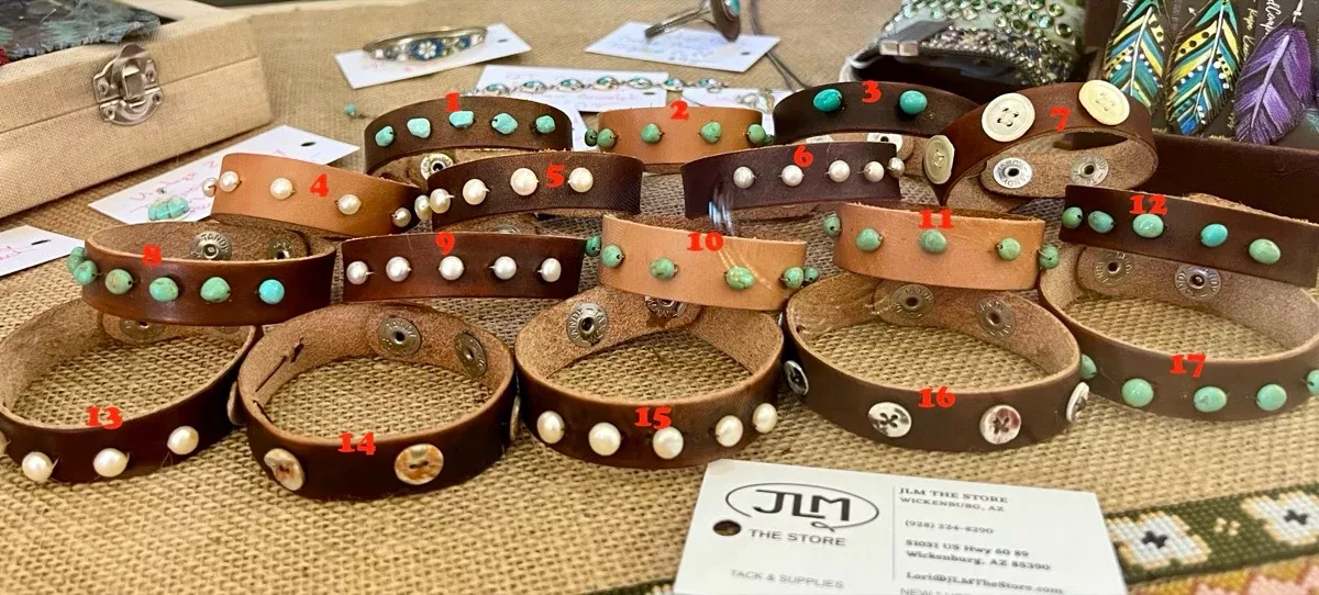 Leather Snap Bracelets