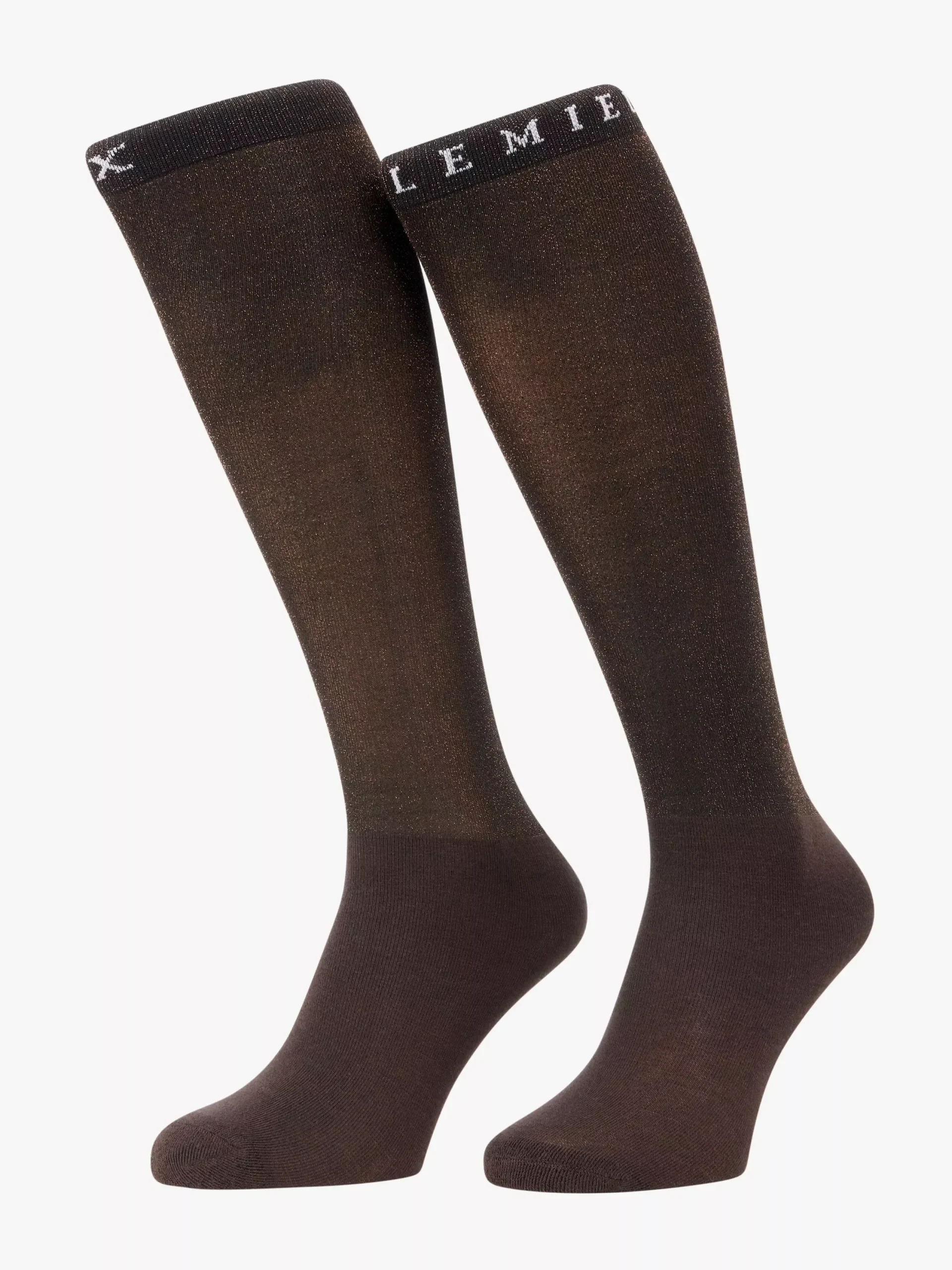 LeMieux Brilliance Competition Socks - Espresso