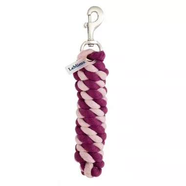 LeMieux Polycotton Leadrope - Blackberry/Wild Rose