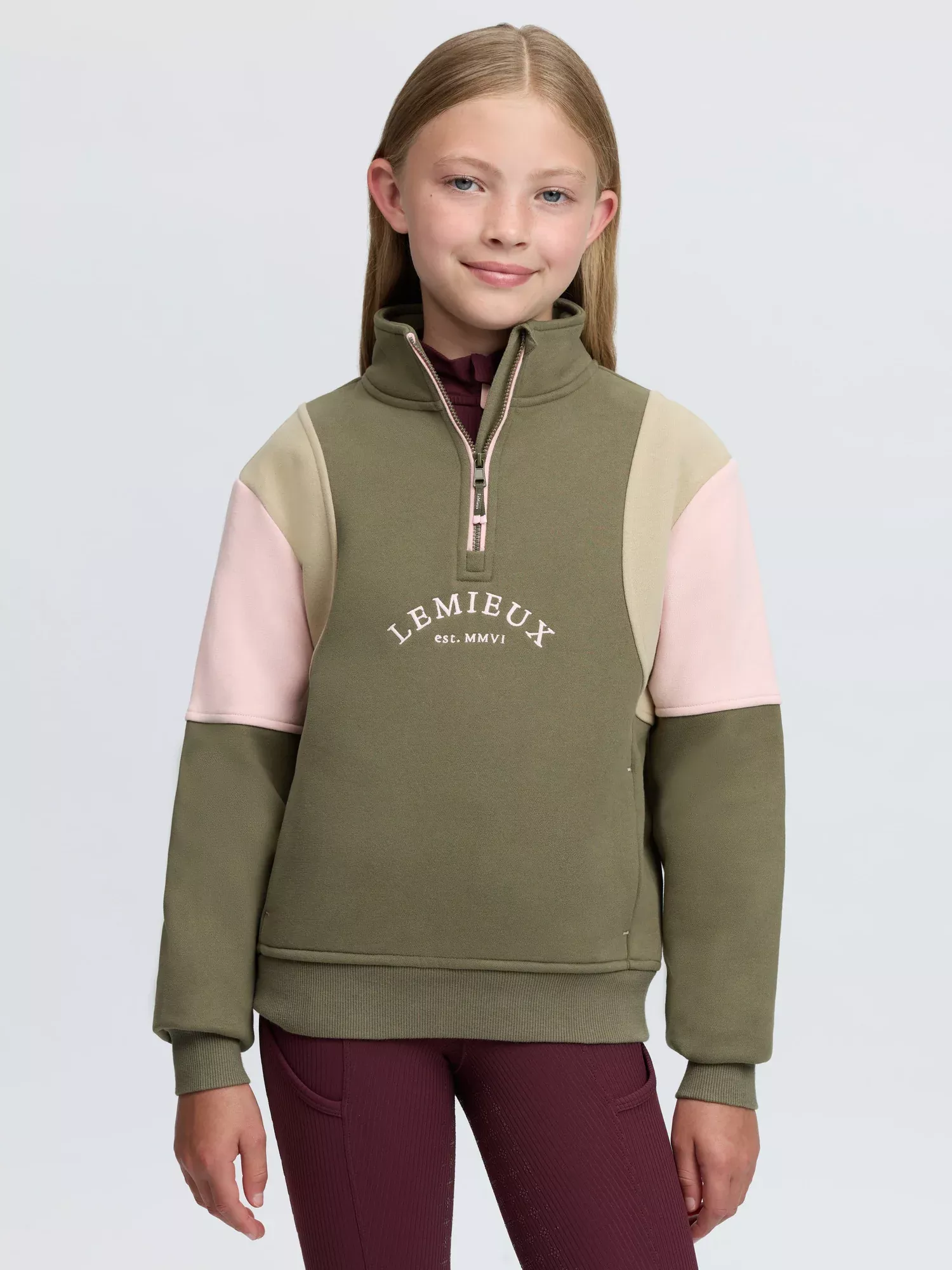 LeMieux Young Rider Viola Quarter Zip Sweatshirt