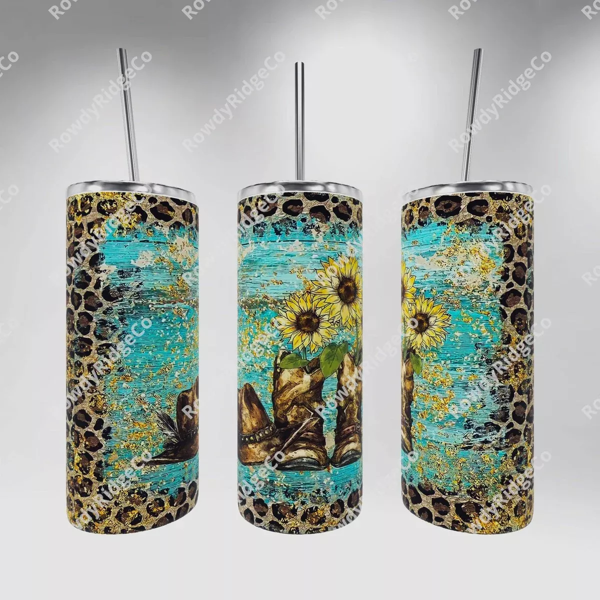 Leopard Sunflower Boots