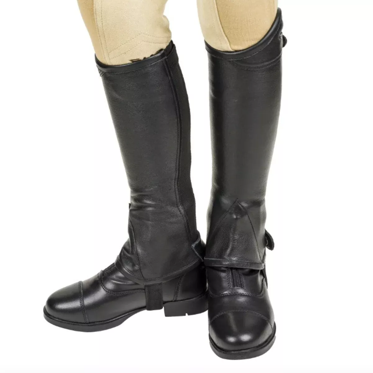 Lettia Child London Leather Half Chaps