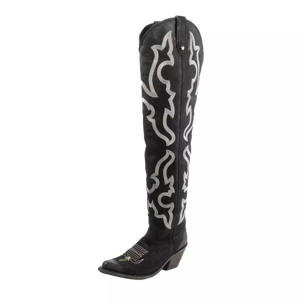 Liberty Black Allyssa Grease Negro Boot - FINAL SALE