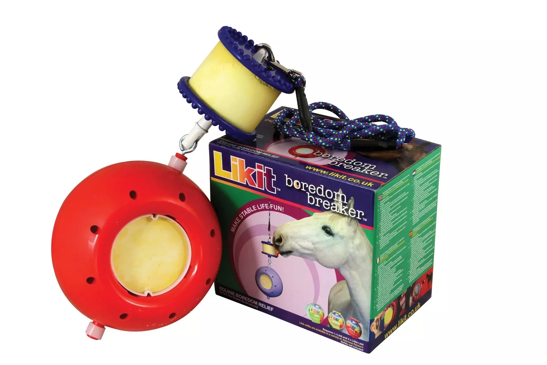 Likit Boredom Breaker Horse Toy, Red