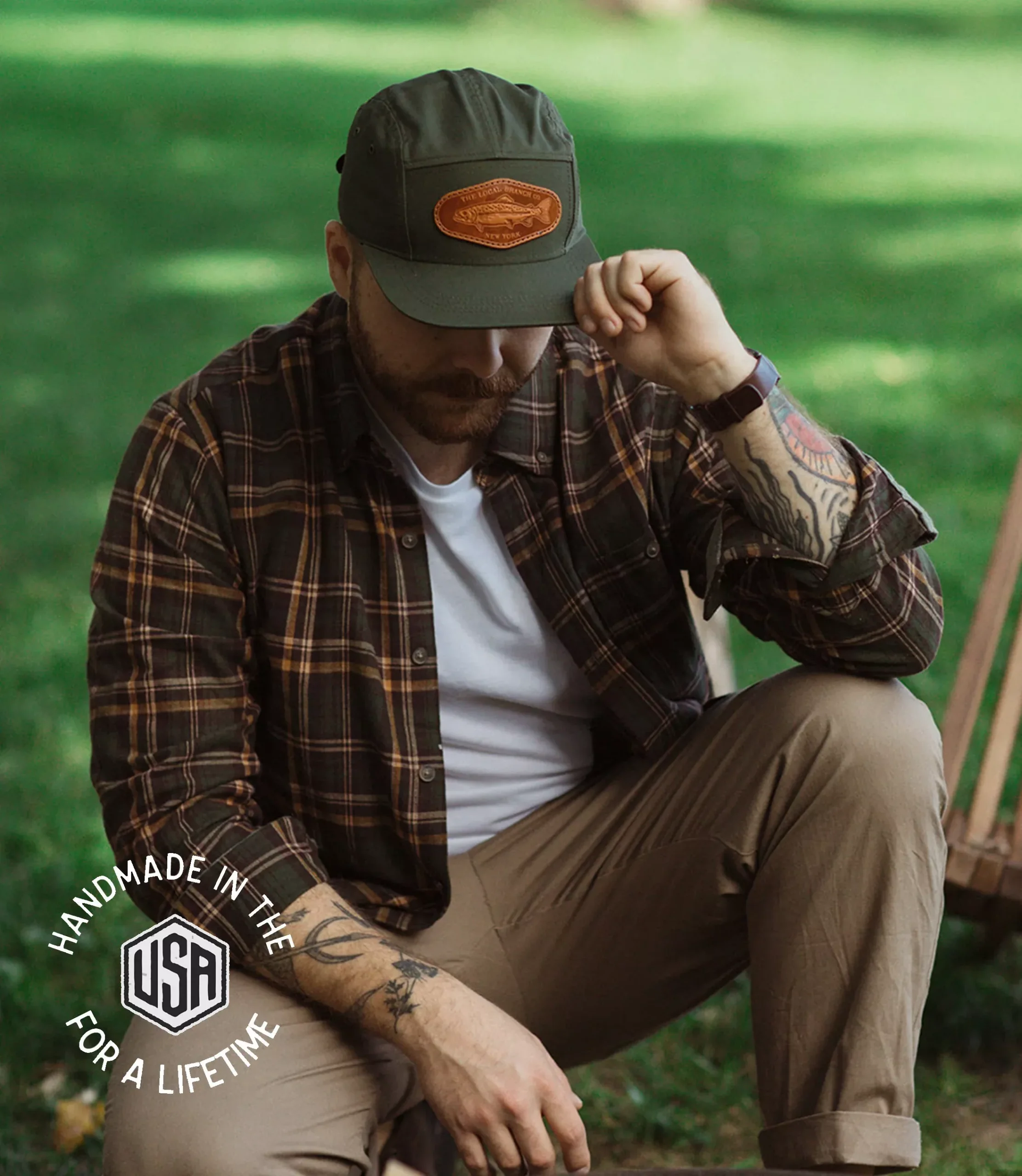 The Local Branch - Camp Hat - Trout- USA Made