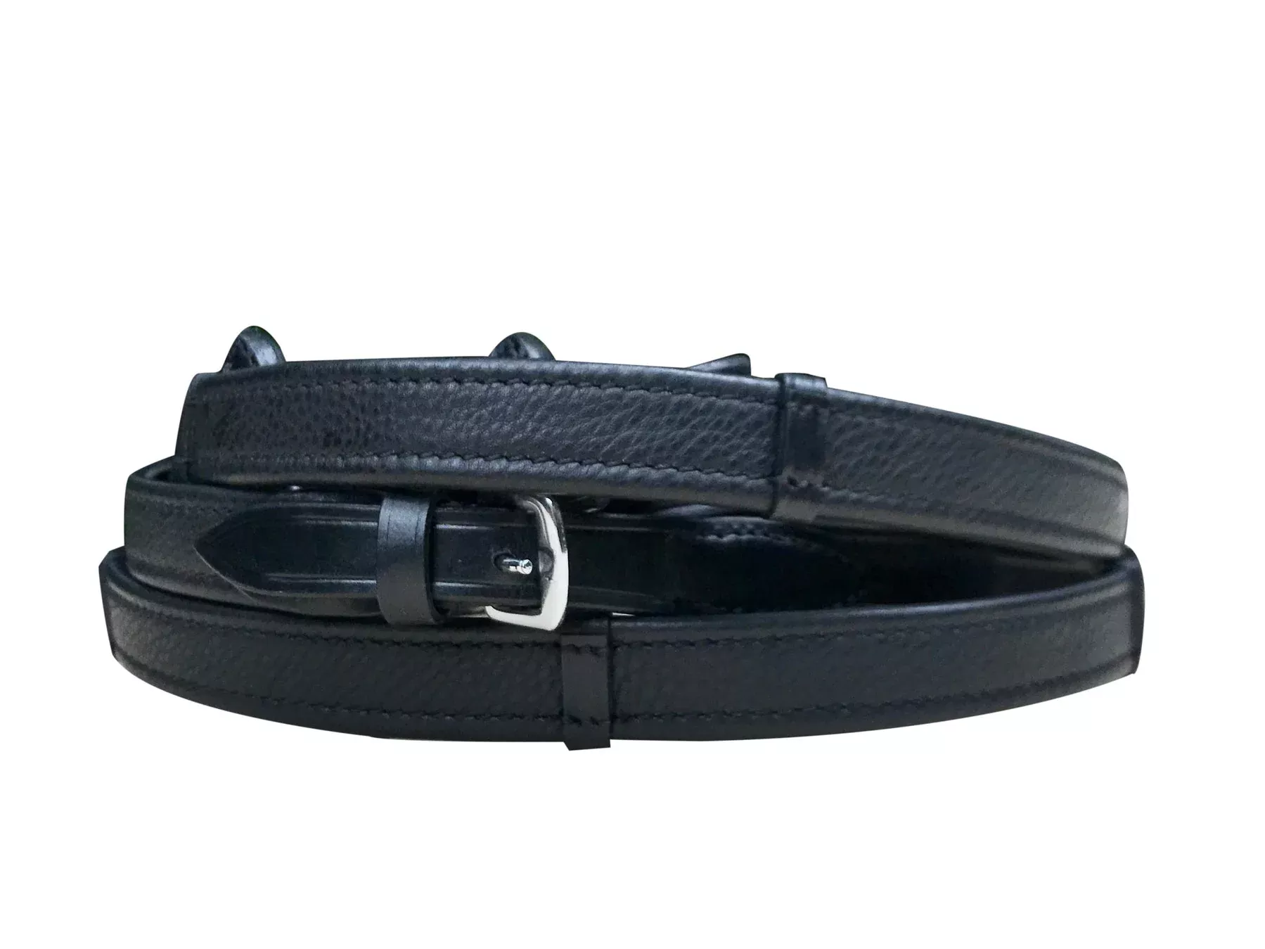 Lumiere Padded Nappa Leather Flat Reins with Stops