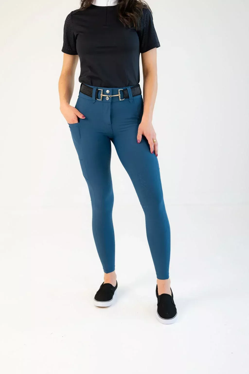 Lux Zip Breeches | Ocean