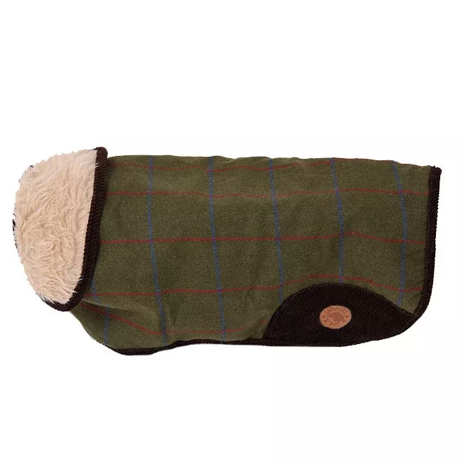 Luxury Tweed Dog Coat