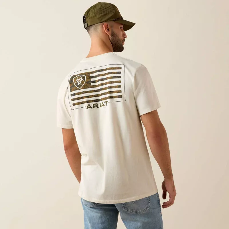M Ariat Buckle Flat Patriot T-Shirt