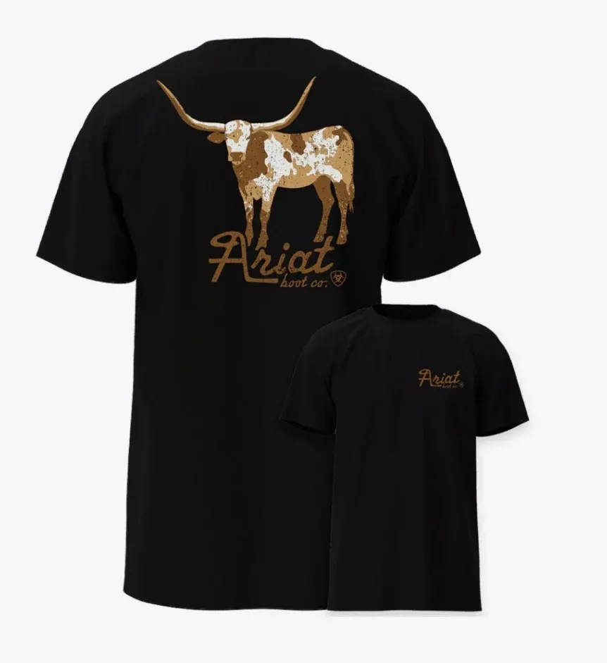 M Ariat Cowmooflage SS T-shirt