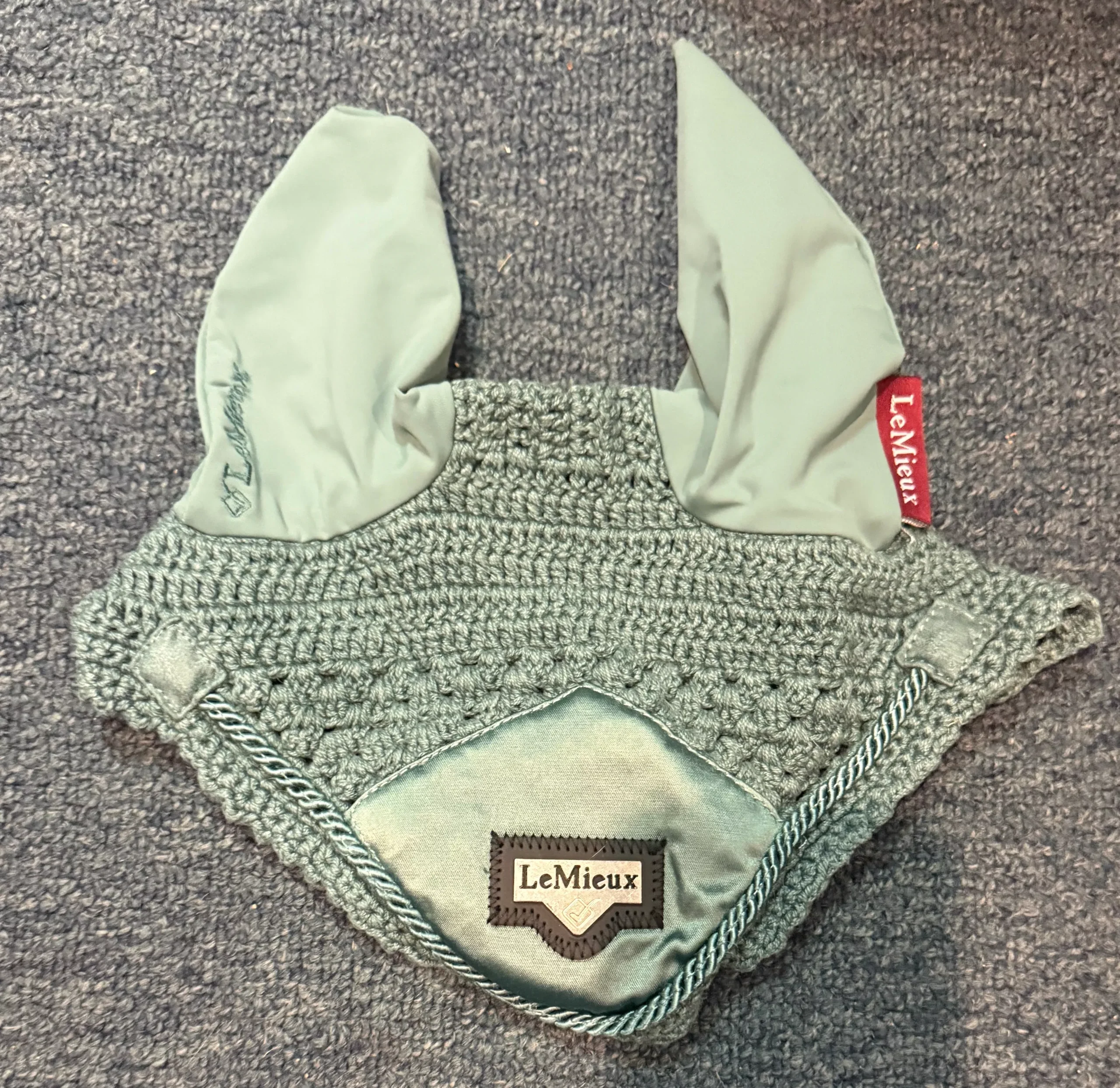 M Lemieux Horse fly bonnet Sage