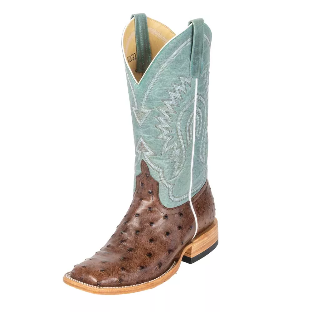 Macie Bean Kango Tobac Full Quill Ostrich Boot