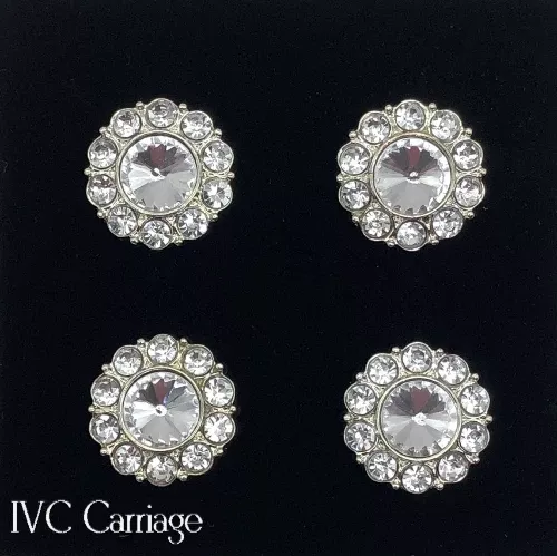 Magnetic Number Pins - Crystal Rondelle