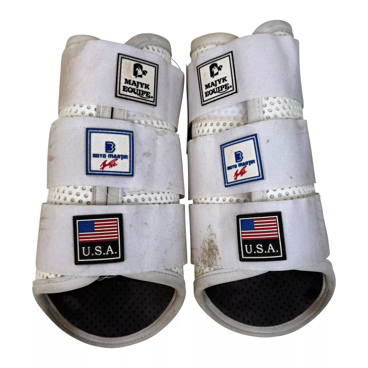 Majyk Equipe Boyd Martin XC Front Boots in White - Large