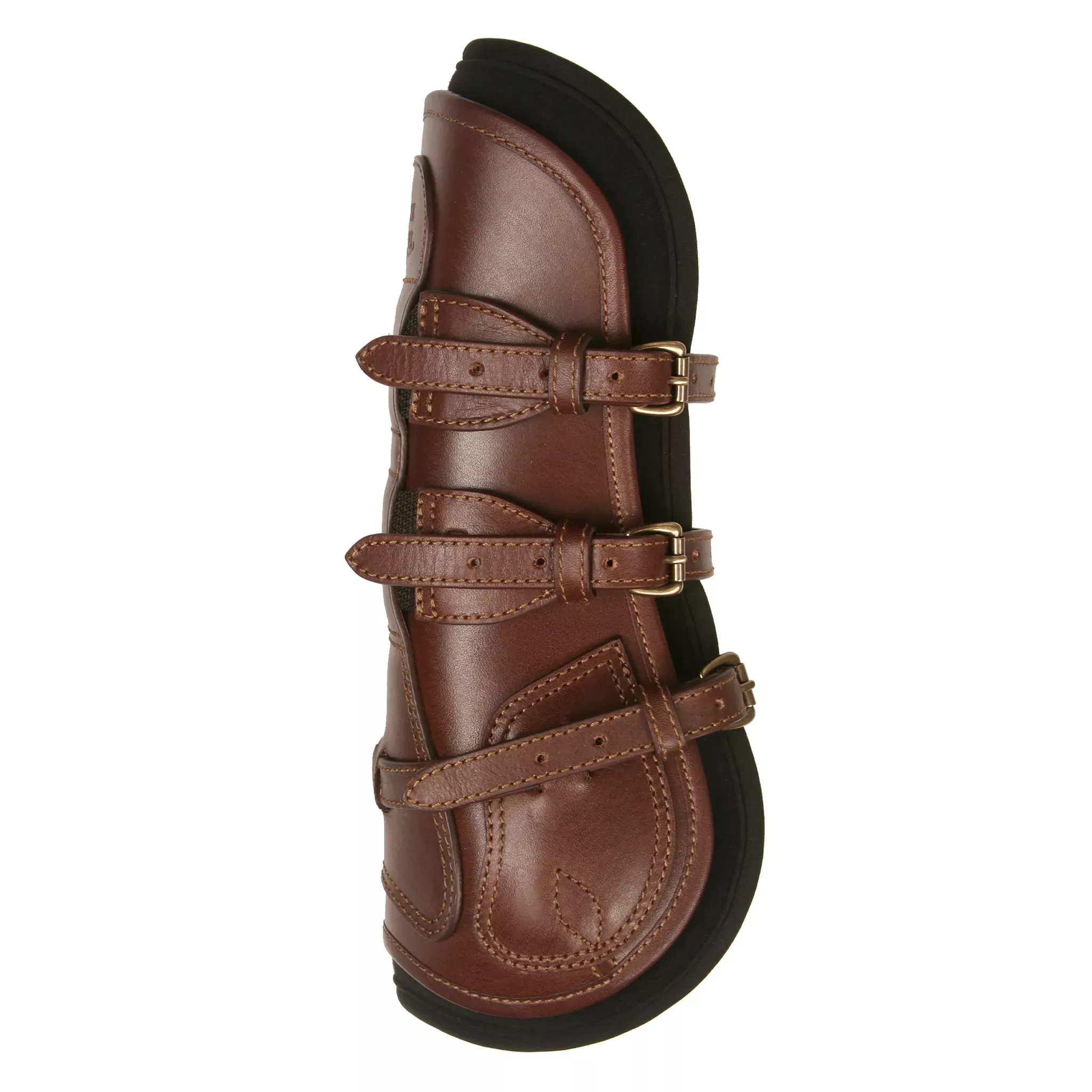 Majyk Equipe - Leather Equitation Tendon Boot with Impact Protective Removable Liners (Buckle Closures)