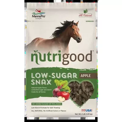 Manna Pro Nutrigood Low Sugar Treat-Apple 4 LB