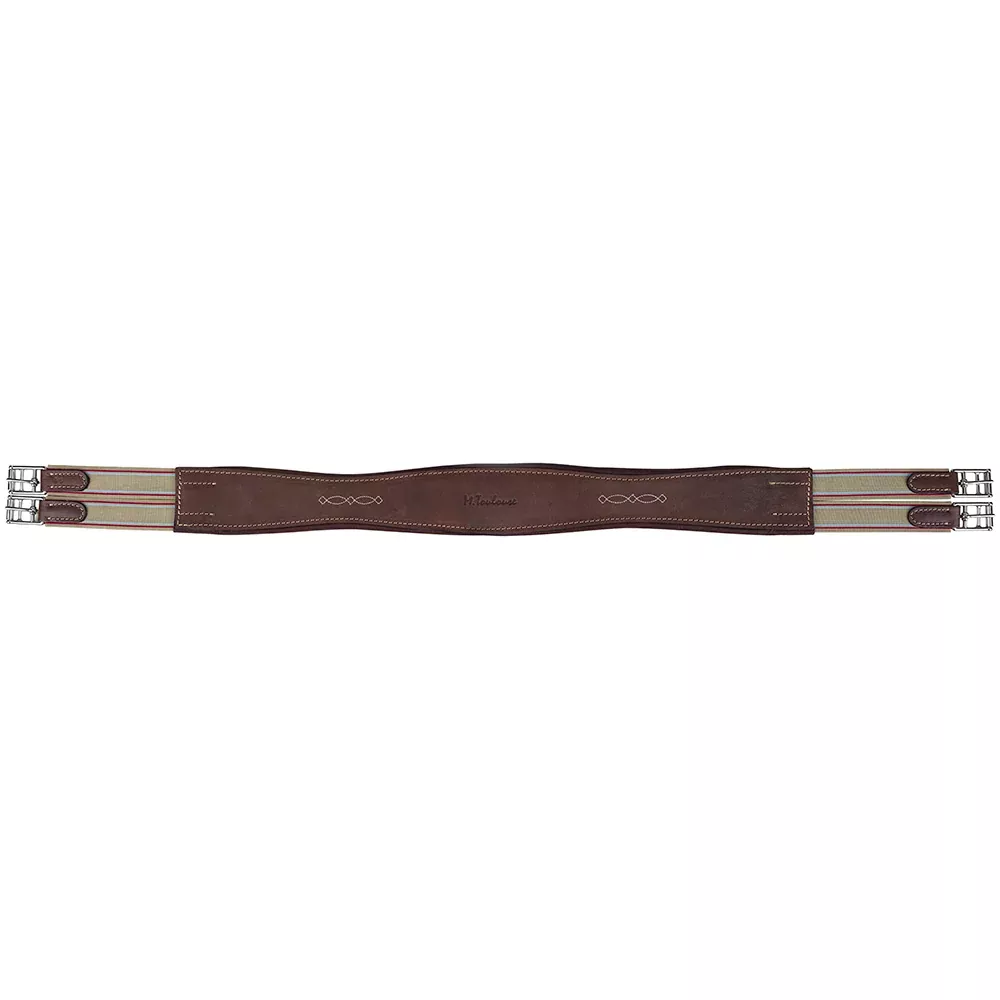 Marcel Toulouse Contour Shaped Padded Leather Girth
