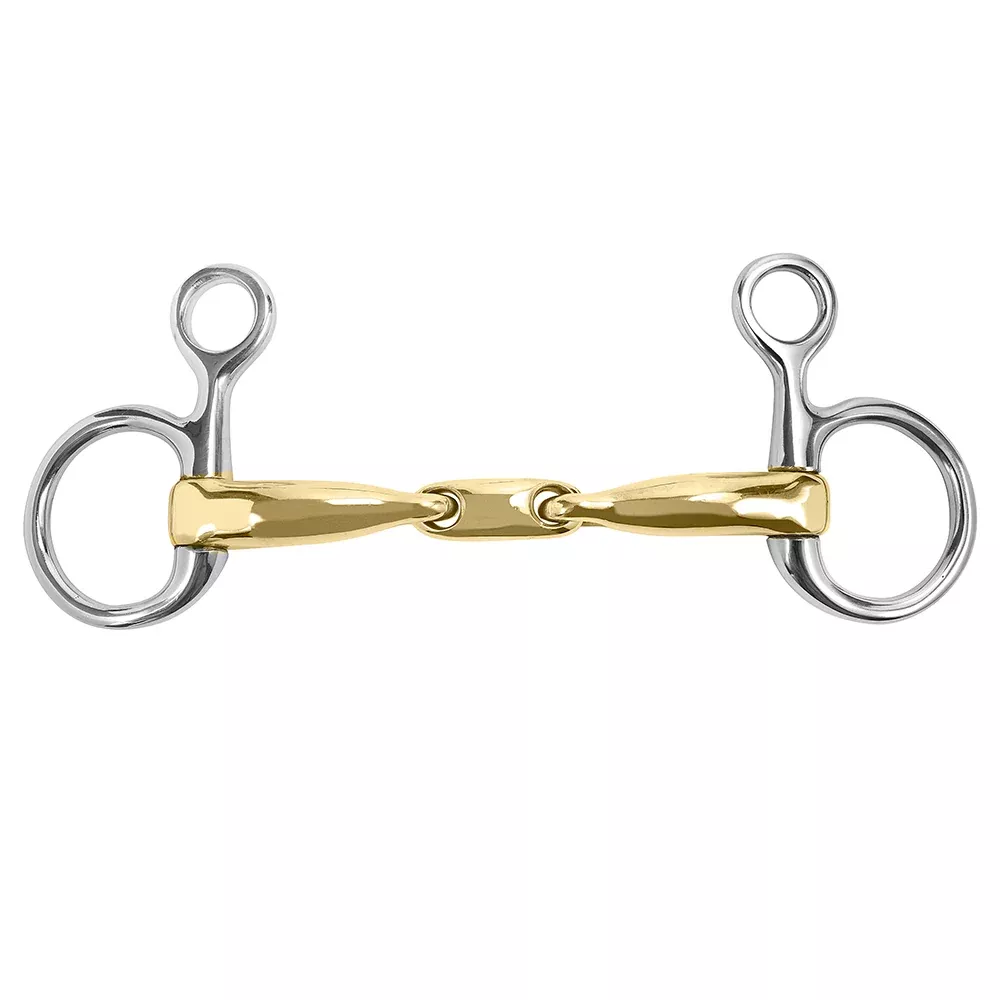 Marcel Toulouse Sanft Curved Mouth 16mm Baucher Snaffle Bit with Lozenge