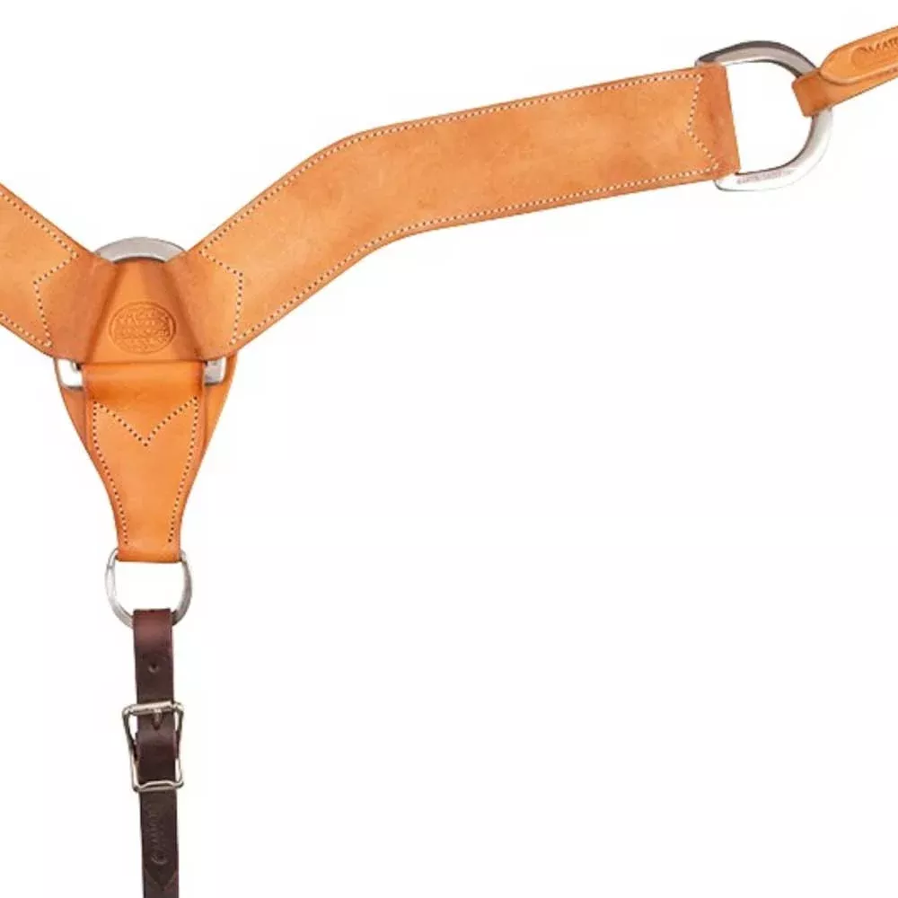 Martin Saddlery 2-3/4" Natural Roughout Breast Collar