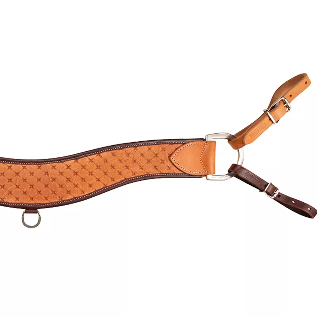 Martin Saddlery 4" Quilted Stamp Steer Roper Breast Collar